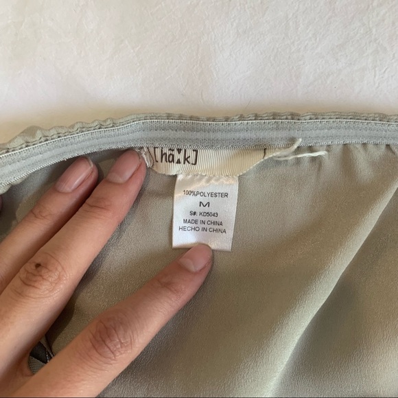 Silver Grey Ruffle Dress - Picture 4 of 4